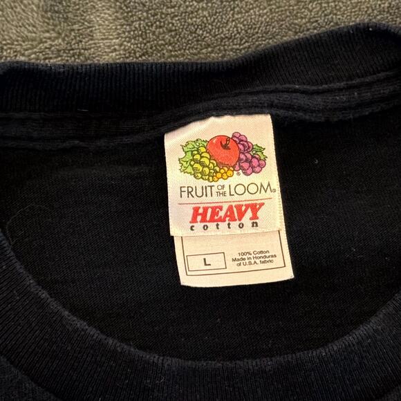 Fruit Of The Loom T-Shirt Mens L Black Original Gangster AL Capone Scarface - Picture 5 of 7